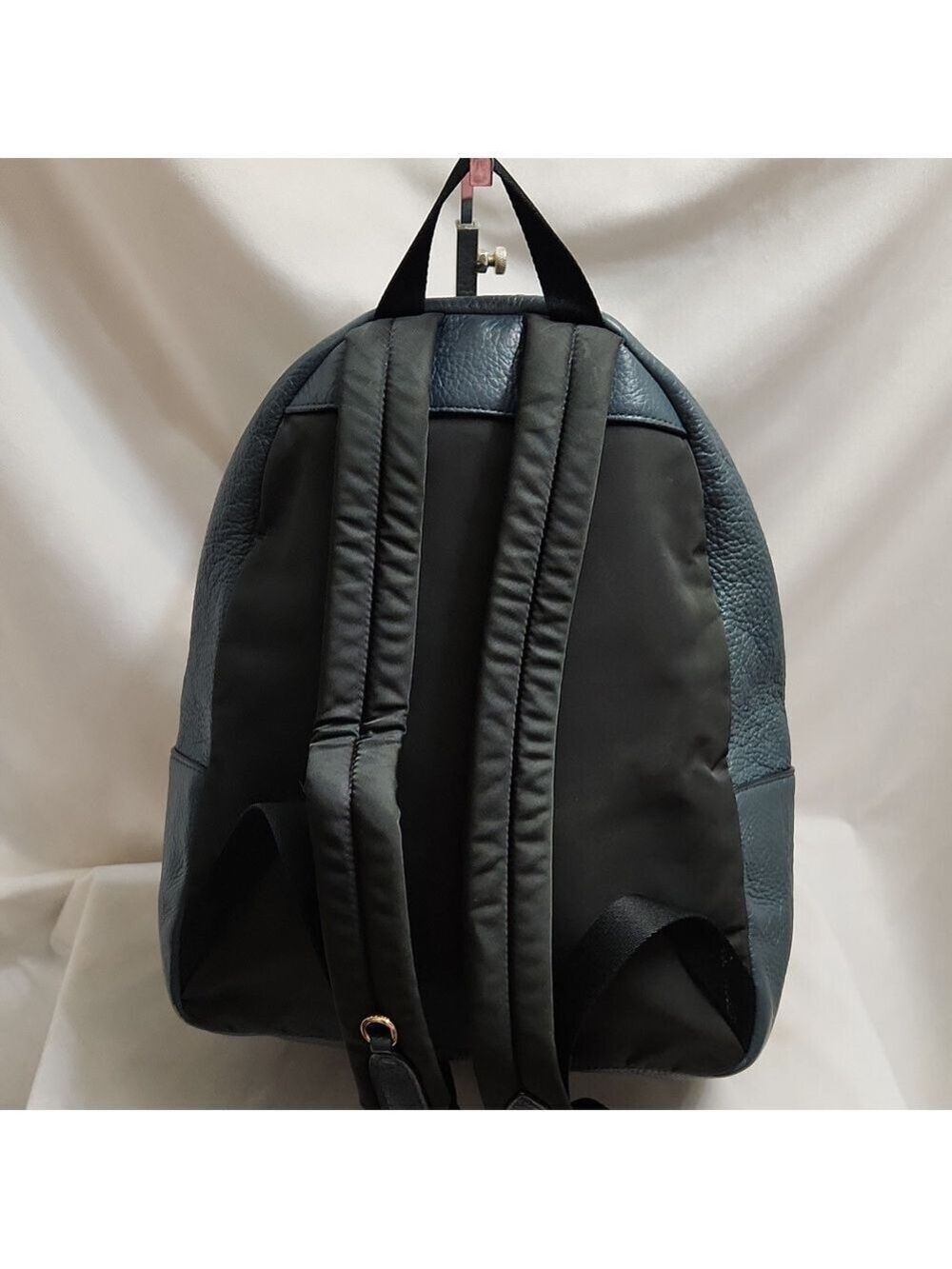 Coach Charlie Double Zipper Leather Backpack With Lacquer Rivets - Picture 2 of 16